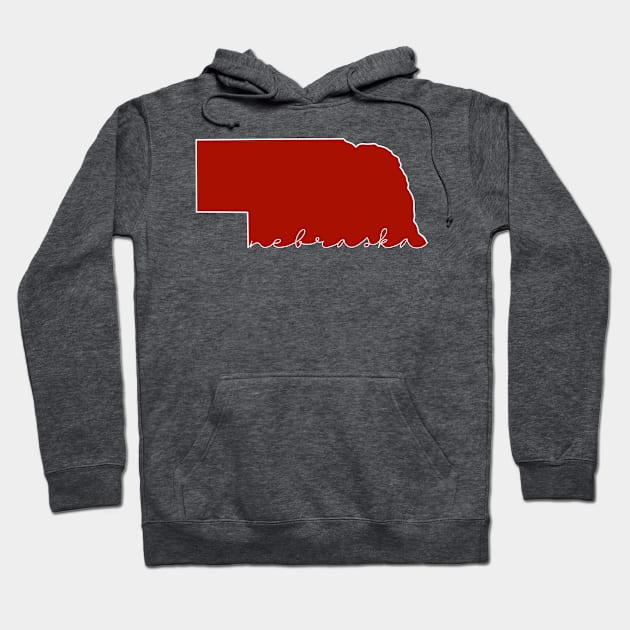 Nebraska - Minimalist Hoodie by A + J Creative Co